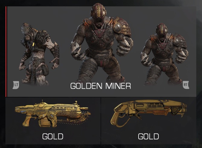 gears of war golden hunter
